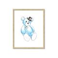 Picture of Blue Teddy _GroupedProduct_Rectangle_Portrait_Mini_ _GroupedProduct_Rectangle_Portrait_Framed_Matted_