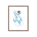 Picture of Blue Teddy _GroupedProduct_Rectangle_Portrait_Mini_ _GroupedProduct_Rectangle_Portrait_Framed_Matted_