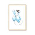 Picture of Blue Teddy _GroupedProduct_Rectangle_Portrait_Mini_ _GroupedProduct_Rectangle_Portrait_Framed_Matted_