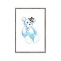 Picture of Blue Teddy _GroupedProduct_Rectangle_Portrait_Mini_ _GroupedProduct_Rectangle_Portrait_Framed_Matted_