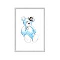 Picture of Blue Teddy _GroupedProduct_Rectangle_Portrait_Mini_ _GroupedProduct_Rectangle_Portrait_Framed_Matted_