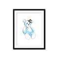 Picture of Blue Teddy _GroupedProduct_Rectangle_Portrait_Mini_ _GroupedProduct_Rectangle_Portrait_Framed_Matted_