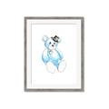 Picture of Blue Teddy _GroupedProduct_Rectangle_Portrait_Mini_ _GroupedProduct_Rectangle_Portrait_Framed_Matted_