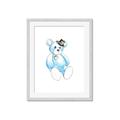 Picture of Blue Teddy _GroupedProduct_Rectangle_Portrait_Mini_ _GroupedProduct_Rectangle_Portrait_Framed_Matted_