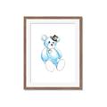 Picture of Blue Teddy _GroupedProduct_Rectangle_Portrait_Mini_ _GroupedProduct_Rectangle_Portrait_Framed_Matted_