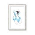 Picture of Blue Teddy _GroupedProduct_Rectangle_Portrait_Mini_ _GroupedProduct_Rectangle_Portrait_Framed_Matted_