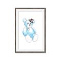 Picture of Blue Teddy _GroupedProduct_Rectangle_Portrait_Mini_ _GroupedProduct_Rectangle_Portrait_Framed_Matted_