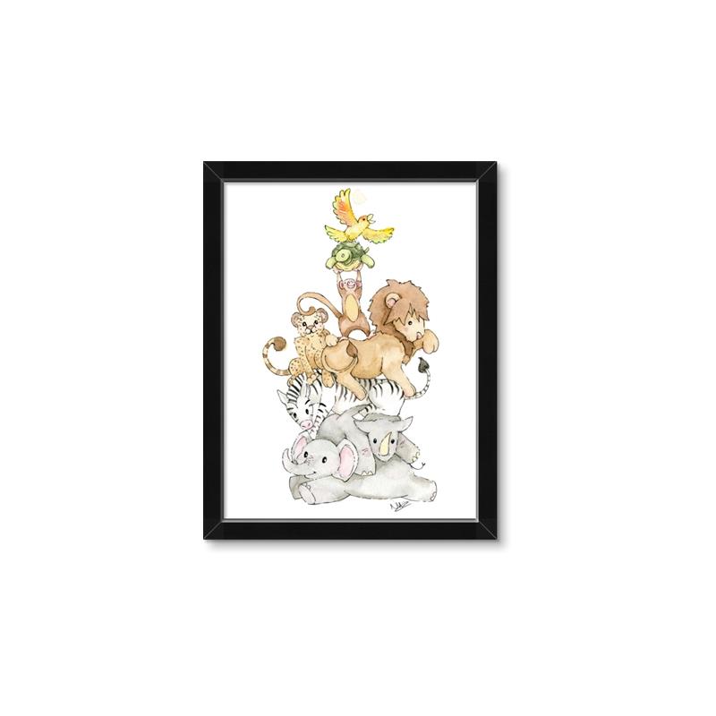 Picture of Safari Stack  _GroupedProduct_Rectangle_Portrait_Mini_ _GroupedProduct_Rectangle_Portrait_Framed_Matted_