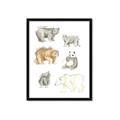 Picture of Bears _GroupedProduct_Rectangle_Portrait_Mini_ _GroupedProduct_Rectangle_Portrait_Framed_Matted_