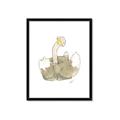 Picture of Silly Ostrich  _GroupedProduct_Rectangle_Portrait_Mini_ _GroupedProduct_Rectangle_Portrait_Framed_Matted_