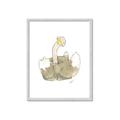 Picture of Silly Ostrich  _GroupedProduct_Rectangle_Portrait_Mini_ _GroupedProduct_Rectangle_Portrait_Framed_Matted_