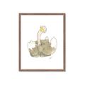 Picture of Silly Ostrich  _GroupedProduct_Rectangle_Portrait_Mini_ _GroupedProduct_Rectangle_Portrait_Framed_Matted_