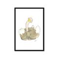 Picture of Silly Ostrich  _GroupedProduct_Rectangle_Portrait_Mini_ _GroupedProduct_Rectangle_Portrait_Framed_Matted_