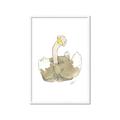 Picture of Silly Ostrich  _GroupedProduct_Rectangle_Portrait_Mini_ _GroupedProduct_Rectangle_Portrait_Framed_Matted_