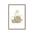 Picture of Silly Ostrich  _GroupedProduct_Rectangle_Portrait_Mini_ _GroupedProduct_Rectangle_Portrait_Framed_Matted_