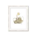 Picture of Silly Ostrich  _GroupedProduct_Rectangle_Portrait_Mini_ _GroupedProduct_Rectangle_Portrait_Framed_Matted_