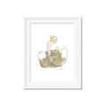 Picture of Silly Ostrich  _GroupedProduct_Rectangle_Portrait_Mini_ _GroupedProduct_Rectangle_Portrait_Framed_Matted_