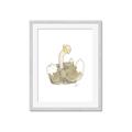 Picture of Silly Ostrich  _GroupedProduct_Rectangle_Portrait_Mini_ _GroupedProduct_Rectangle_Portrait_Framed_Matted_