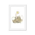 Picture of Silly Ostrich  _GroupedProduct_Rectangle_Portrait_Mini_ _GroupedProduct_Rectangle_Portrait_Framed_Matted_