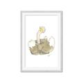 Picture of Silly Ostrich  _GroupedProduct_Rectangle_Portrait_Mini_ _GroupedProduct_Rectangle_Portrait_Framed_Matted_