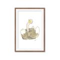 Picture of Silly Ostrich  _GroupedProduct_Rectangle_Portrait_Mini_ _GroupedProduct_Rectangle_Portrait_Framed_Matted_