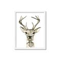 Picture of Baby Deer with Short Tie _GroupedProduct_Rectangle_Portrait_Mini_ _GroupedProduct_Rectangle_Portrait_Framed_Matted_