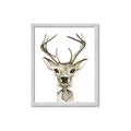 Picture of Baby Deer with Short Tie _GroupedProduct_Rectangle_Portrait_Mini_ _GroupedProduct_Rectangle_Portrait_Framed_Matted_