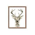Picture of Baby Deer with Short Tie _GroupedProduct_Rectangle_Portrait_Mini_ _GroupedProduct_Rectangle_Portrait_Framed_Matted_