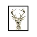 Picture of Baby Deer with Short Tie _GroupedProduct_Rectangle_Portrait_Mini_ _GroupedProduct_Rectangle_Portrait_Framed_Matted_