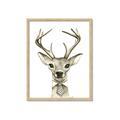 Picture of Baby Deer with Short Tie _GroupedProduct_Rectangle_Portrait_Mini_ _GroupedProduct_Rectangle_Portrait_Framed_Matted_