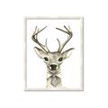 Picture of Baby Deer with Short Tie _GroupedProduct_Rectangle_Portrait_Mini_ _GroupedProduct_Rectangle_Portrait_Framed_Matted_