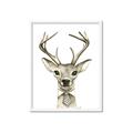 Picture of Baby Deer with Short Tie _GroupedProduct_Rectangle_Portrait_Mini_ _GroupedProduct_Rectangle_Portrait_Framed_Matted_