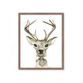 Picture of Baby Deer with Short Tie _GroupedProduct_Rectangle_Portrait_Mini_ _GroupedProduct_Rectangle_Portrait_Framed_Matted_