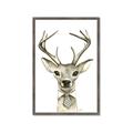 Picture of Baby Deer with Short Tie _GroupedProduct_Rectangle_Portrait_Mini_ _GroupedProduct_Rectangle_Portrait_Framed_Matted_