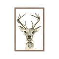 Picture of Baby Deer with Short Tie _GroupedProduct_Rectangle_Portrait_Mini_ _GroupedProduct_Rectangle_Portrait_Framed_Matted_