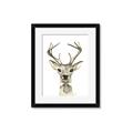 Picture of Baby Deer with Short Tie _GroupedProduct_Rectangle_Portrait_Mini_ _GroupedProduct_Rectangle_Portrait_Framed_Matted_