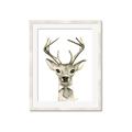 Picture of Baby Deer with Short Tie _GroupedProduct_Rectangle_Portrait_Mini_ _GroupedProduct_Rectangle_Portrait_Framed_Matted_