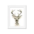 Picture of Baby Deer with Short Tie _GroupedProduct_Rectangle_Portrait_Mini_ _GroupedProduct_Rectangle_Portrait_Framed_Matted_