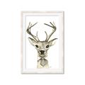 Picture of Baby Deer with Short Tie _GroupedProduct_Rectangle_Portrait_Mini_ _GroupedProduct_Rectangle_Portrait_Framed_Matted_