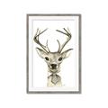 Picture of Baby Deer with Short Tie _GroupedProduct_Rectangle_Portrait_Mini_ _GroupedProduct_Rectangle_Portrait_Framed_Matted_