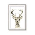 Picture of Baby Deer with Short Tie _GroupedProduct_Rectangle_Portrait_Mini_ _GroupedProduct_Rectangle_Portrait_Framed_Matted_