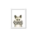 Picture of Baby Fox with Bow Tie _GroupedProduct_Rectangle_Portrait_Mini_ _GroupedProduct_Rectangle_Portrait_Framed_Matted_