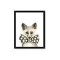 Picture of Baby Fox with Bow Tie _GroupedProduct_Rectangle_Portrait_Mini_ _GroupedProduct_Rectangle_Portrait_Framed_Matted_