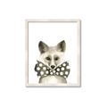 Picture of Baby Fox with Bow Tie _GroupedProduct_Rectangle_Portrait_Mini_ _GroupedProduct_Rectangle_Portrait_Framed_Matted_