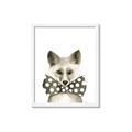 Picture of Baby Fox with Bow Tie _GroupedProduct_Rectangle_Portrait_Mini_ _GroupedProduct_Rectangle_Portrait_Framed_Matted_