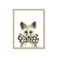 Picture of Baby Fox with Bow Tie _GroupedProduct_Rectangle_Portrait_Mini_ _GroupedProduct_Rectangle_Portrait_Framed_Matted_