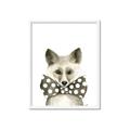 Picture of Baby Fox with Bow Tie _GroupedProduct_Rectangle_Portrait_Mini_ _GroupedProduct_Rectangle_Portrait_Framed_Matted_