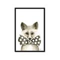 Picture of Baby Fox with Bow Tie _GroupedProduct_Rectangle_Portrait_Mini_ _GroupedProduct_Rectangle_Portrait_Framed_Matted_