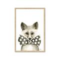 Picture of Baby Fox with Bow Tie _GroupedProduct_Rectangle_Portrait_Mini_ _GroupedProduct_Rectangle_Portrait_Framed_Matted_