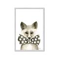 Picture of Baby Fox with Bow Tie _GroupedProduct_Rectangle_Portrait_Mini_ _GroupedProduct_Rectangle_Portrait_Framed_Matted_